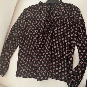 MAJE dress blouse black size 4(large). Beautiful 🌸